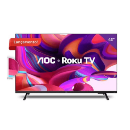 Smart Tv 43” Full Hd Com Roku Tv 43s5135/78g Aoc Bivolt